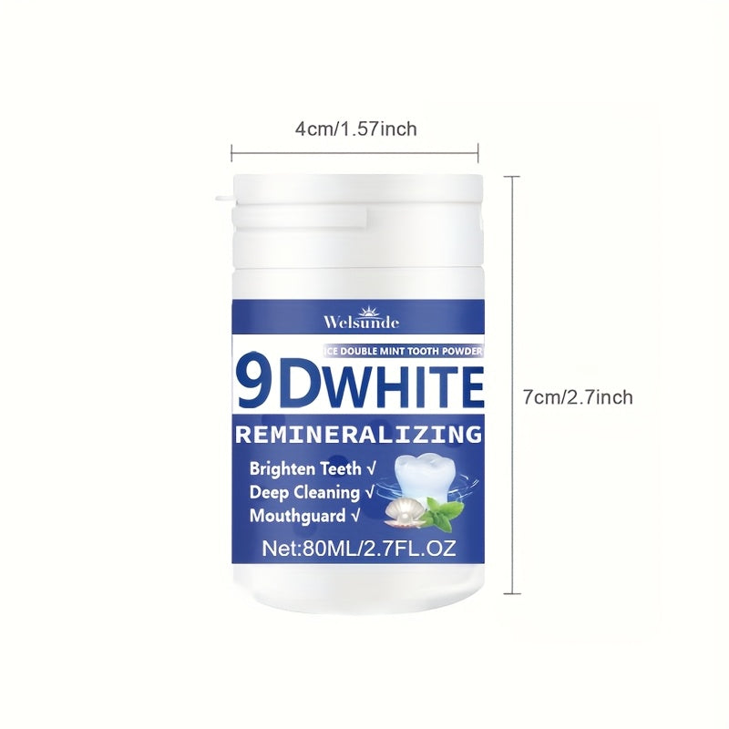 9D White Remineralizing Hydroxyapatite Tooth Powde