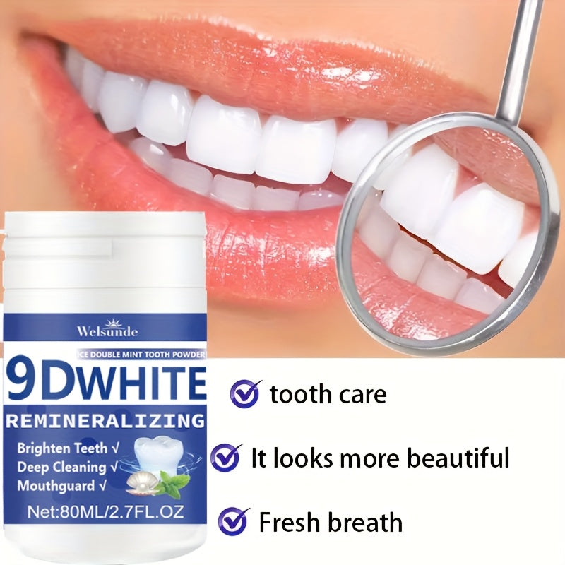 9D White Remineralizing Hydroxyapatite Tooth Powde