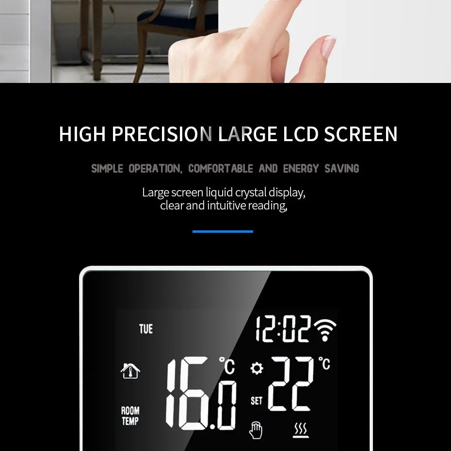 AVATTO Tuya WiFi Smart Thermostat, Electric Floor Heating Water/Gas Boiler Temperature