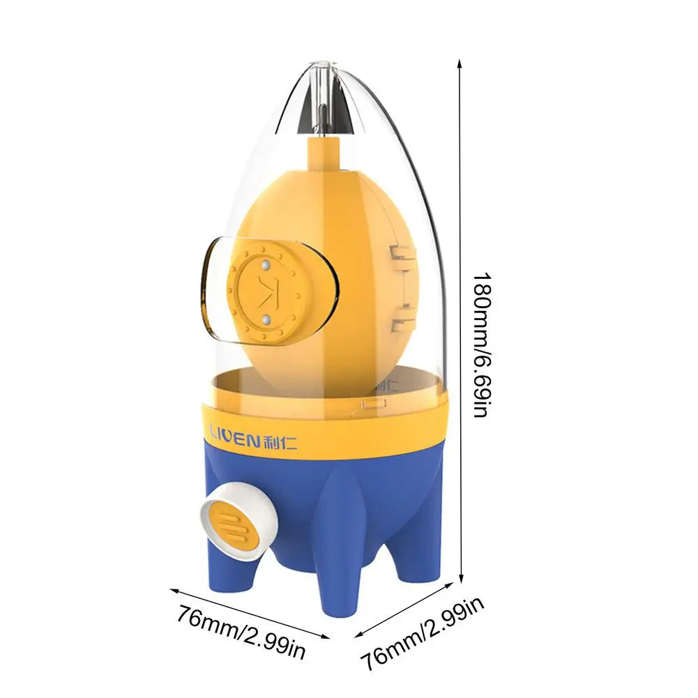 🚀 Rocket Manual Golden Egg Scrambler – Mix Eggs Like Magic, Without Cracking the Shell!