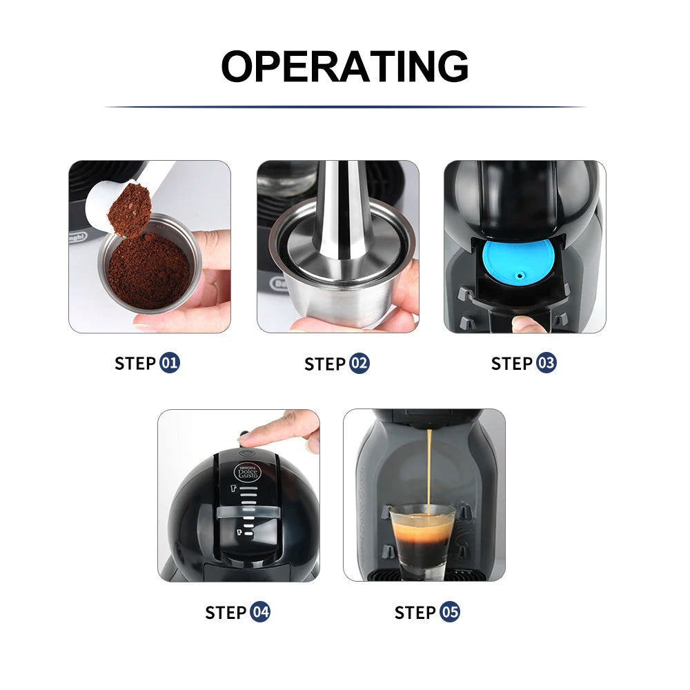 icafilas Reusable Dolce Gusto Capsule Silicone Cover