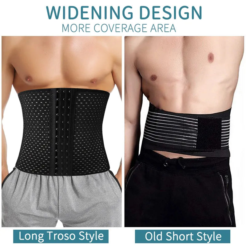 Waist Trainer Shapers Corset For Men Abdomen Reducer Slimming Belt Shapewear