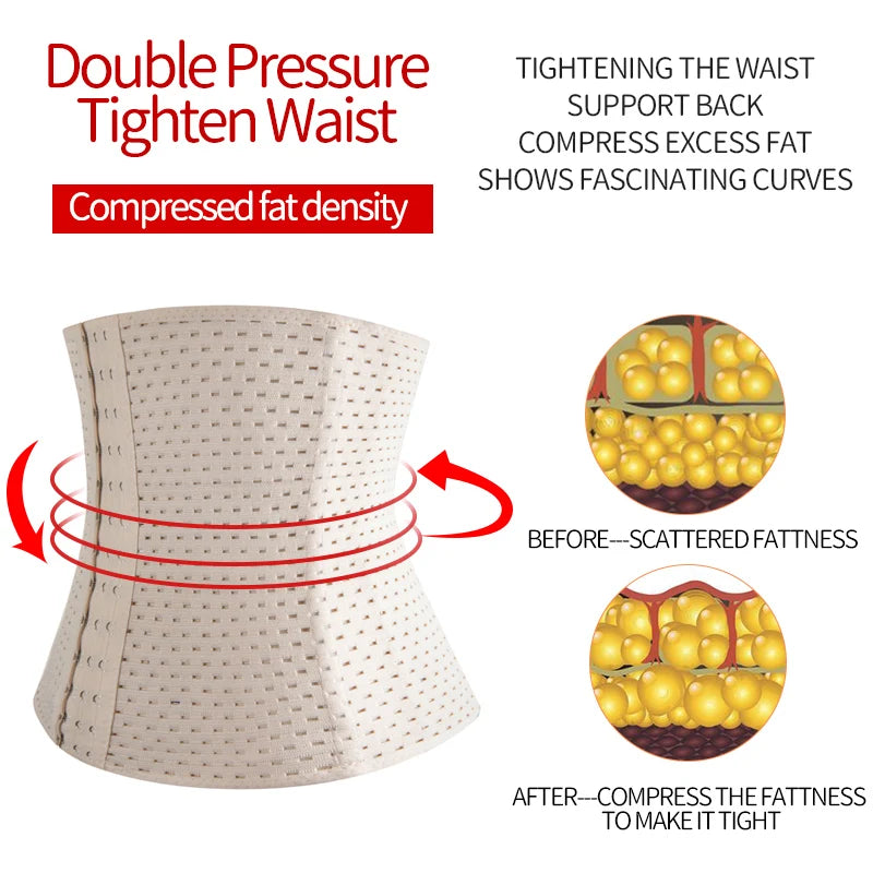 Waist Trainer Shapers Corset For Men Abdomen Reducer Slimming Belt Shapewear