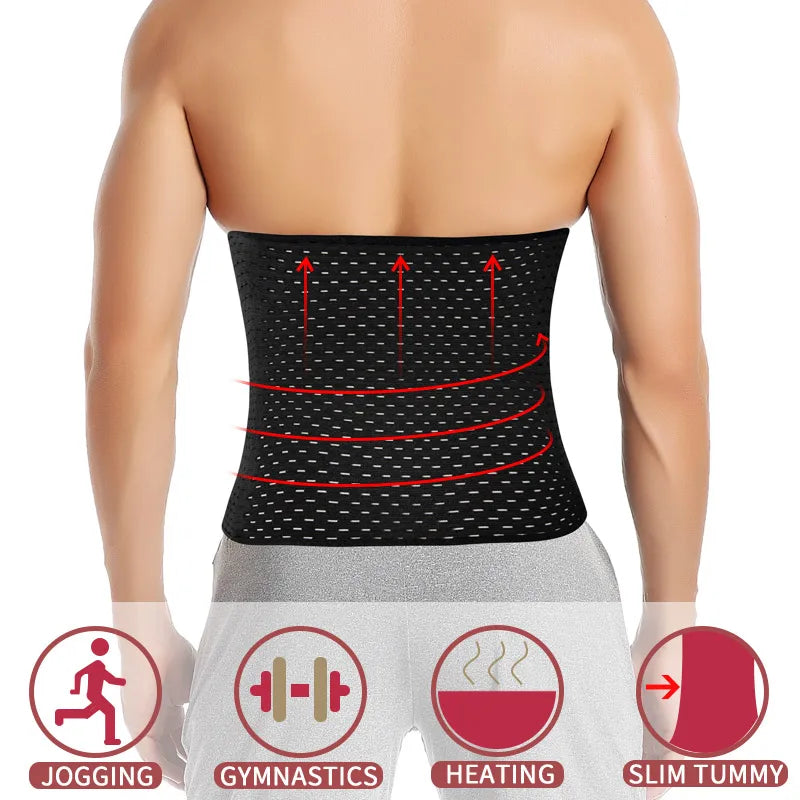 Waist Trainer Shapers Corset For Men Abdomen Reducer Slimming Belt Shapewear