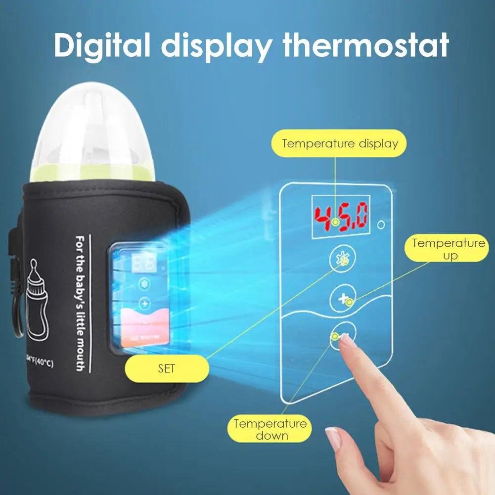 USB Bottle Warmer Bag Milk Warmer Bottle Heating