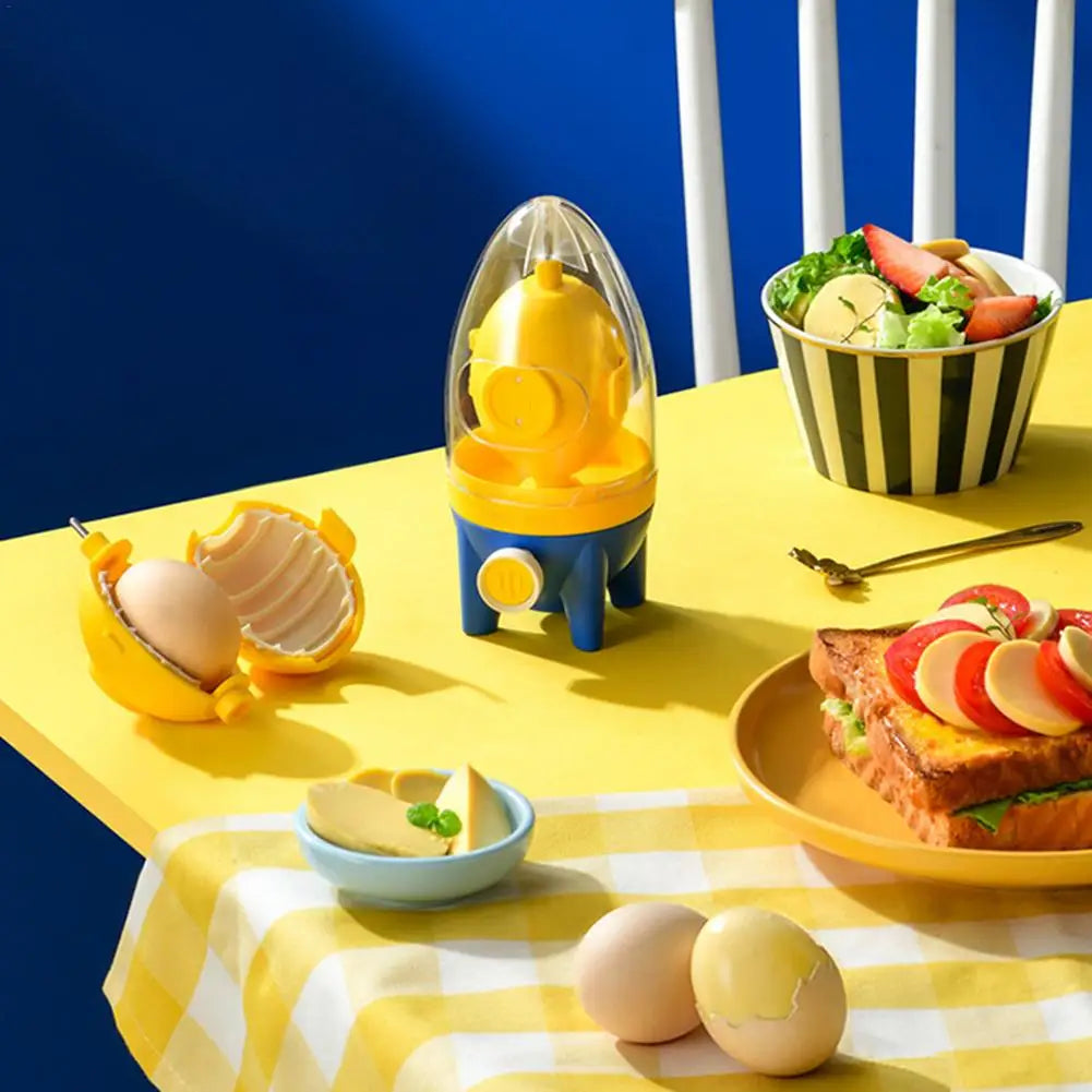 🚀 Rocket Manual Golden Egg Scrambler – Mix Eggs Like Magic, Without Cracking the Shell!