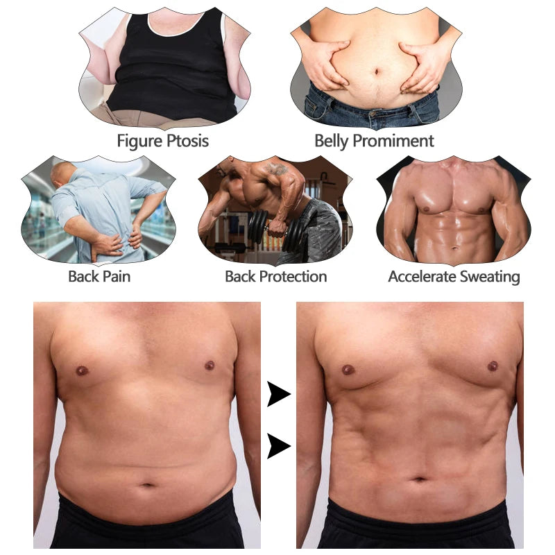 Waist Trainer Shapers Corset For Men Abdomen Reducer Slimming Belt Shapewear