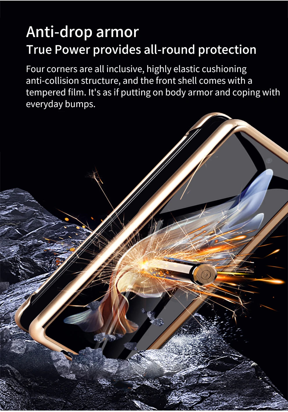 LANGSIDI Leather Case Leather for Samsung Galaxy Z Fold 6 5 4 3