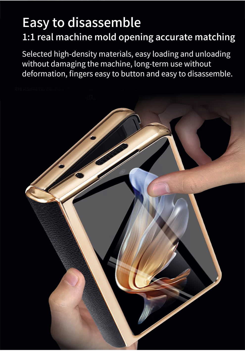 LANGSIDI Leather Case Leather for Samsung Galaxy Z Fold 6 5 4 3