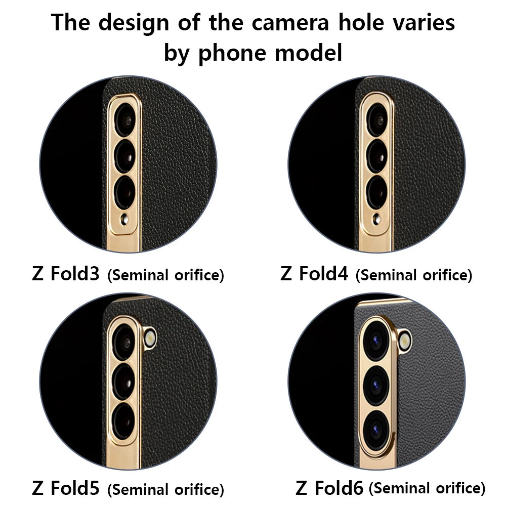 LANGSIDI Leather Case Leather for Samsung Galaxy Z Fold 6 5 4 3