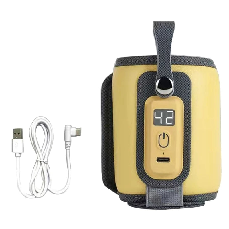 Lightweight Baby Bottle Warmer Bag Portable USB Bottle Warmer 5 Gear