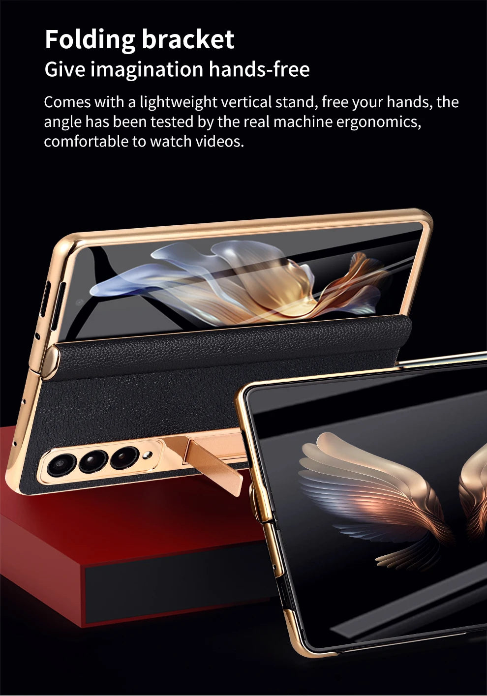 LANGSIDI Leather Case Leather for Samsung Galaxy Z Fold 6 5 4 3