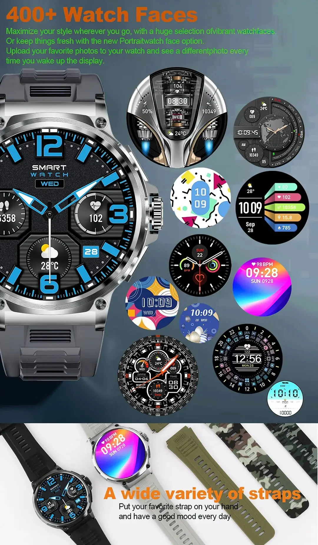 Elevate Your Style with the Roid2024 Smart Watch!