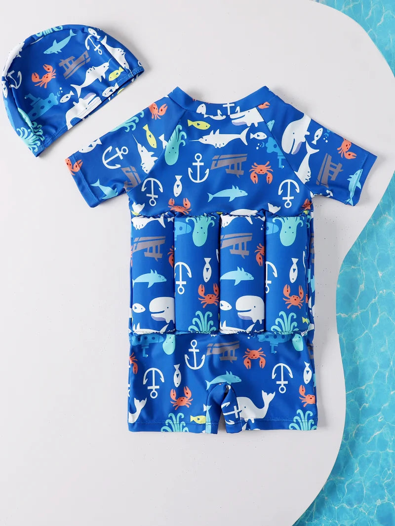Children's Buoyancy Swimsuit One-piece Swimsuit for Kids Floating