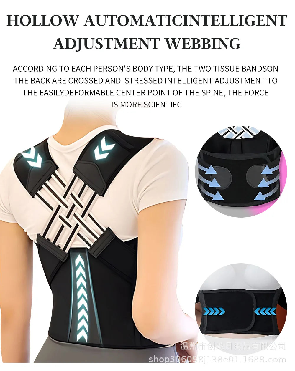 Back Brace Posture Corrector for Women and Men