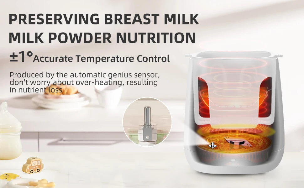 Baby Bottle Warmer & Sterilizer 24 hour 6-in-1Multifuntion Breast Milk