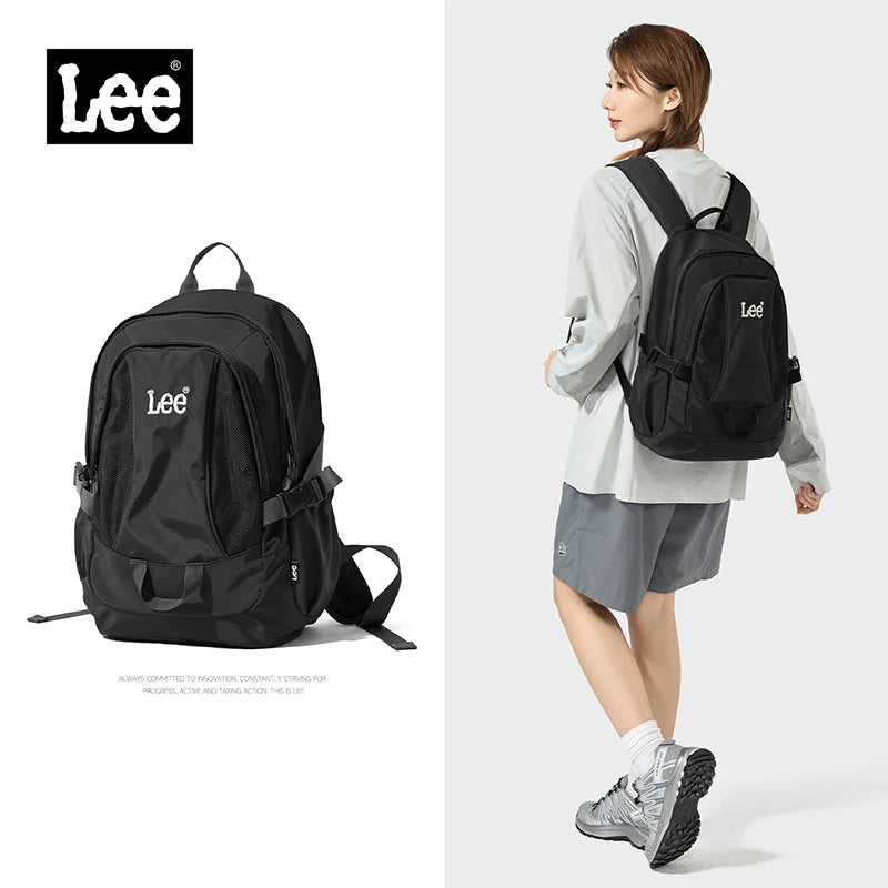 LEE Unisex Waterproof Casual Laptop Backpack Women Men Medium Size