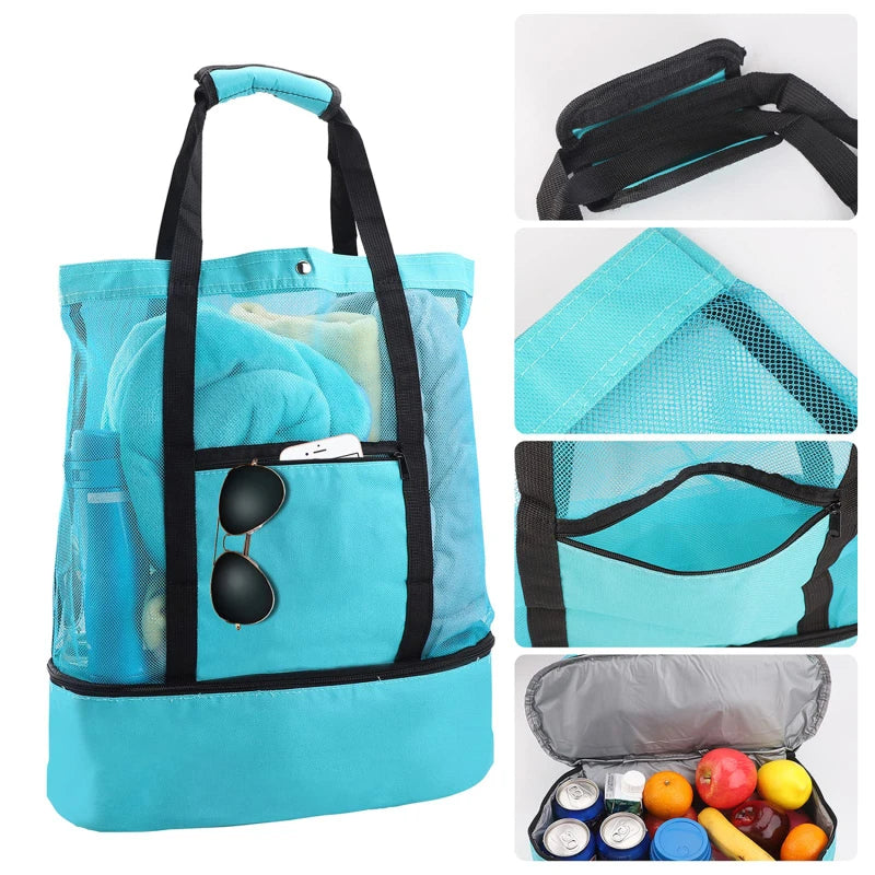Heat Preservation Picnic Beach Bag – Waterproof & High Capacity Tote