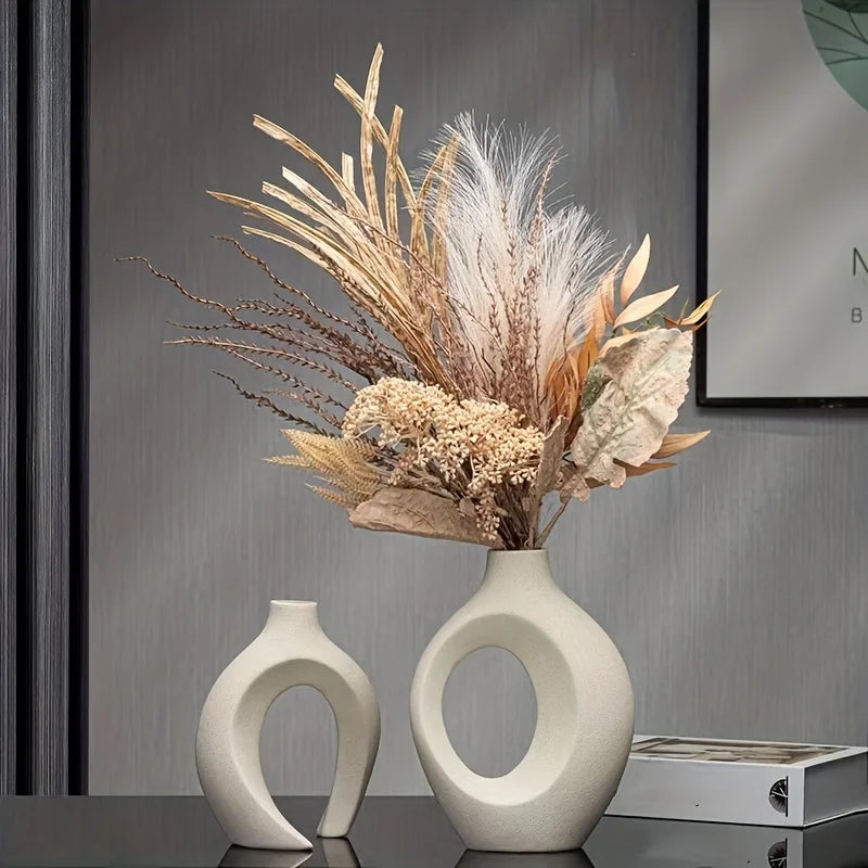 Modern Boho Decor Set Vases