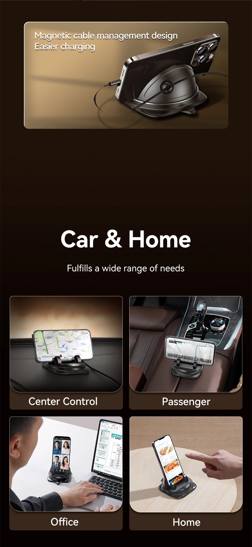 Joyroom Dashboard Car Phone Holder Universal 360° Rotation