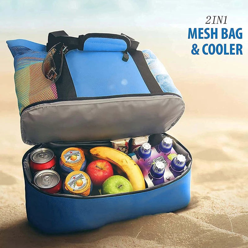 Heat Preservation Picnic Beach Bag – Waterproof & High Capacity Tote