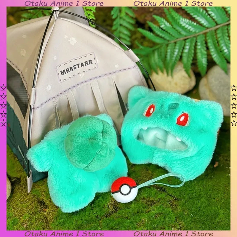 Roupas de boneca Kawaii Labubu Desenho animado Charmander Squirtle com mochila