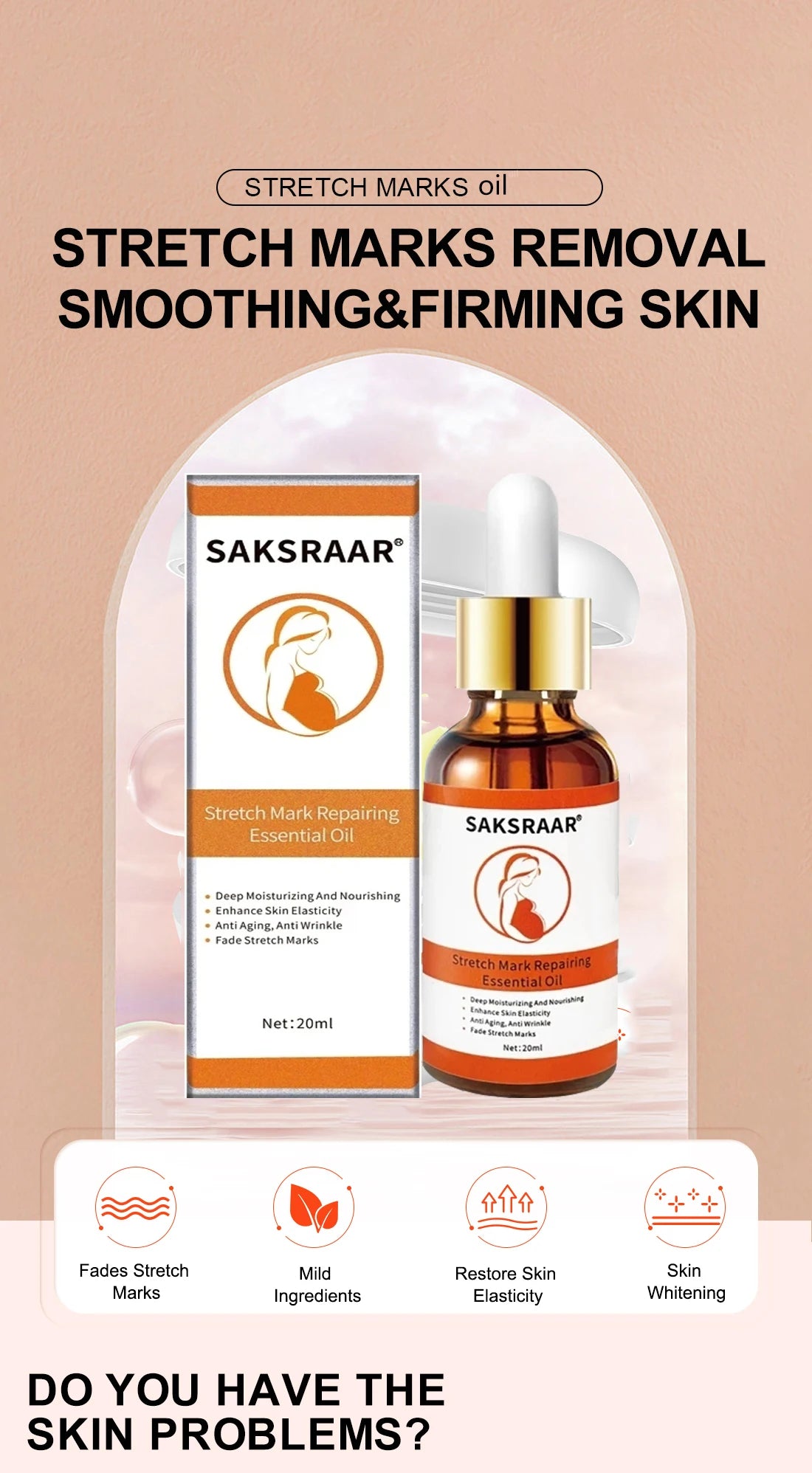 Stretch Marks Desalinate Essential Oil Skin Care
