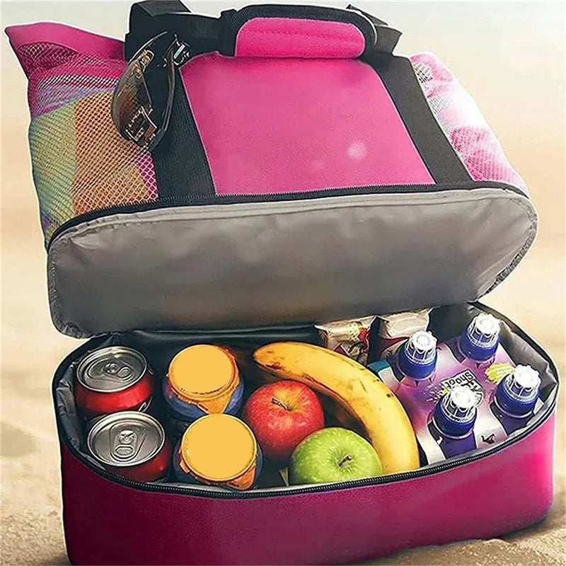 Heat Preservation Picnic Beach Bag – Waterproof & High Capacity Tote