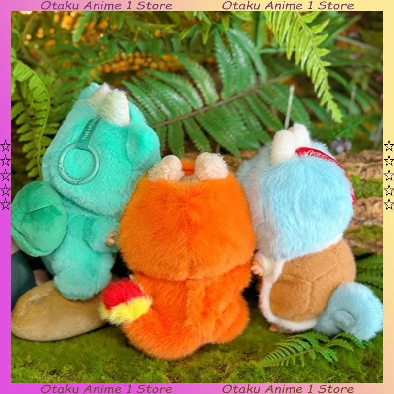 Roupas de boneca Kawaii Labubu Desenho animado Charmander Squirtle com mochila