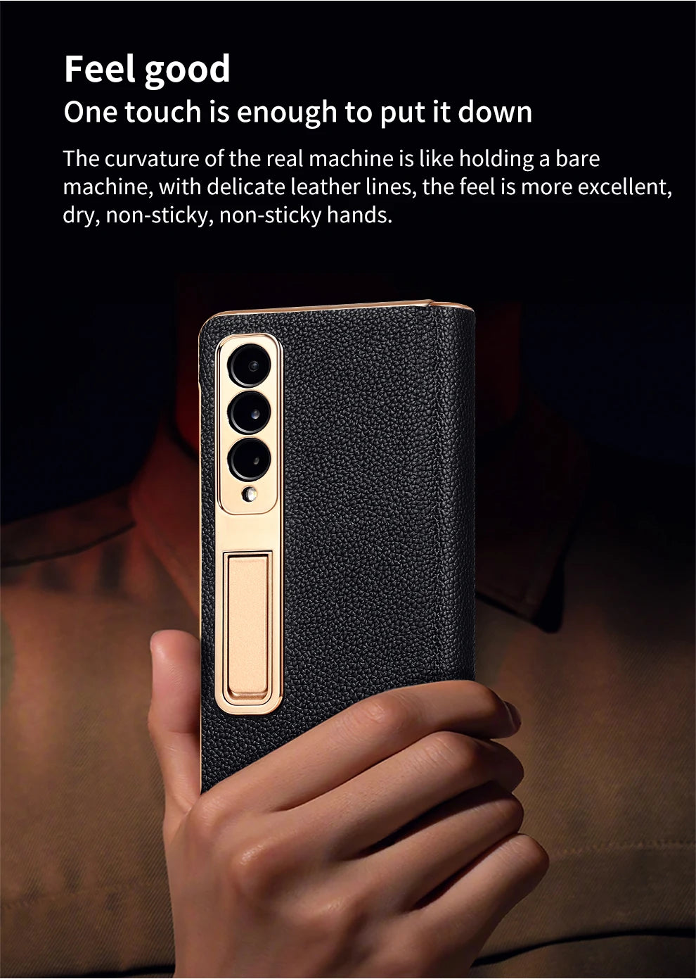 LANGSIDI Leather Case Leather for Samsung Galaxy Z Fold 6 5 4 3