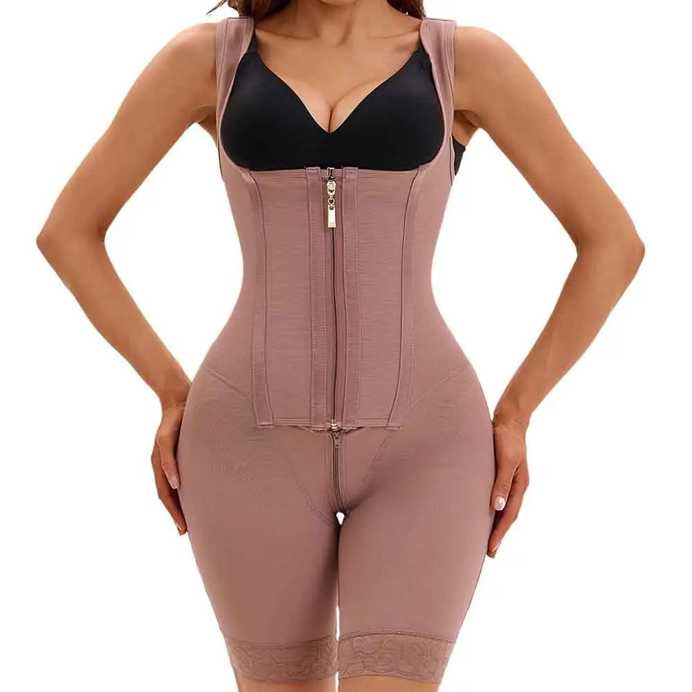 Fajas Colombianas Post Tummy Shapers Women Fully Body Shaper Waist Trainer Firm High