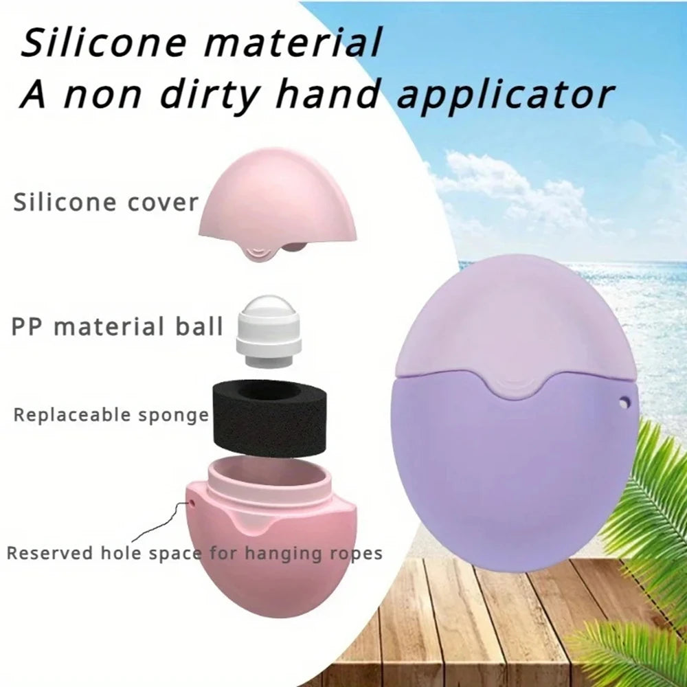 Rolling Lotion Applicator Outdoor Beach Sunscreen Dispenser Travel