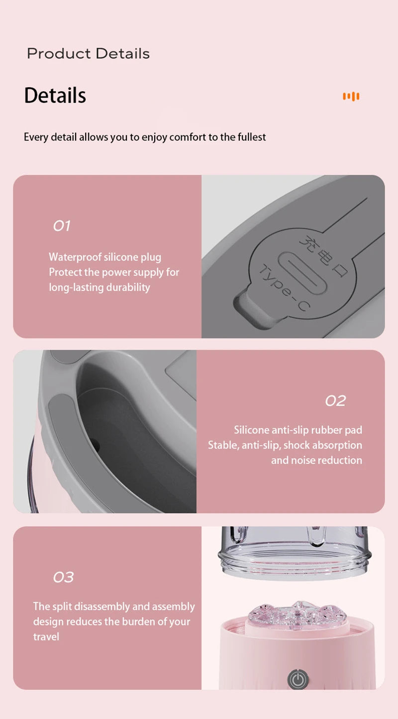 Mini Laundry Cup 1L Wireless Portable Underwear&Socks Automatic Washing Machine