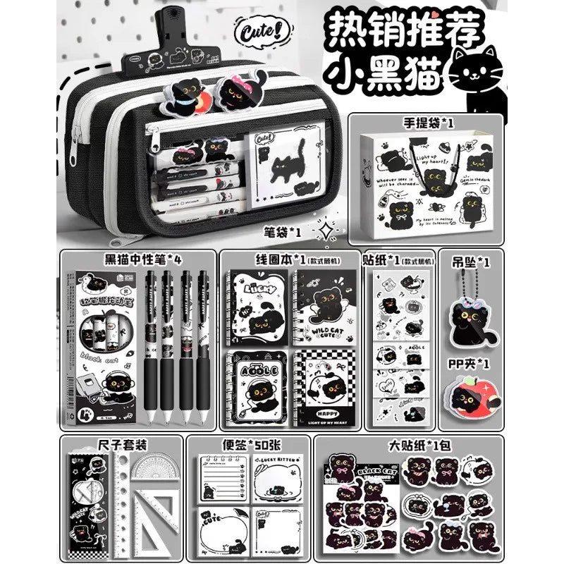 Capybara Stationery Set Students Large-Capacity Pen Pouch Creative