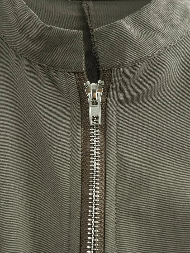TRAF Vestido comprido com fecho para mulher plissado sem mangas