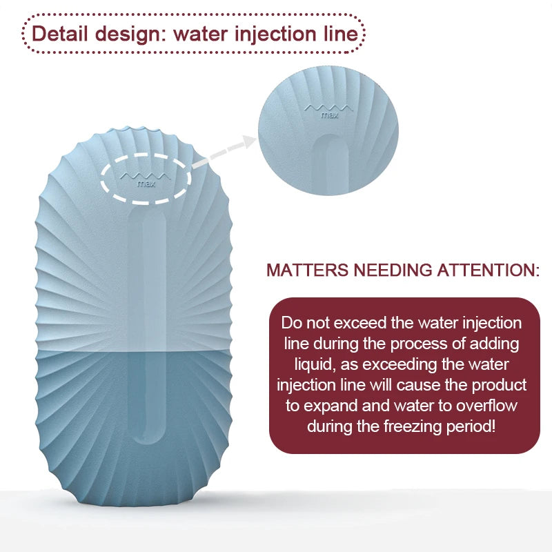 Silicone Face Ice Roller Face Application Ice Tray Summer Reduce Swelling