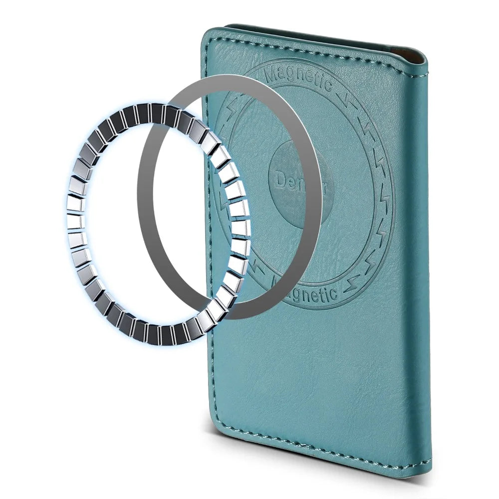 Wallet Case for Magsafe Leather Magnetic Bag Card Holder