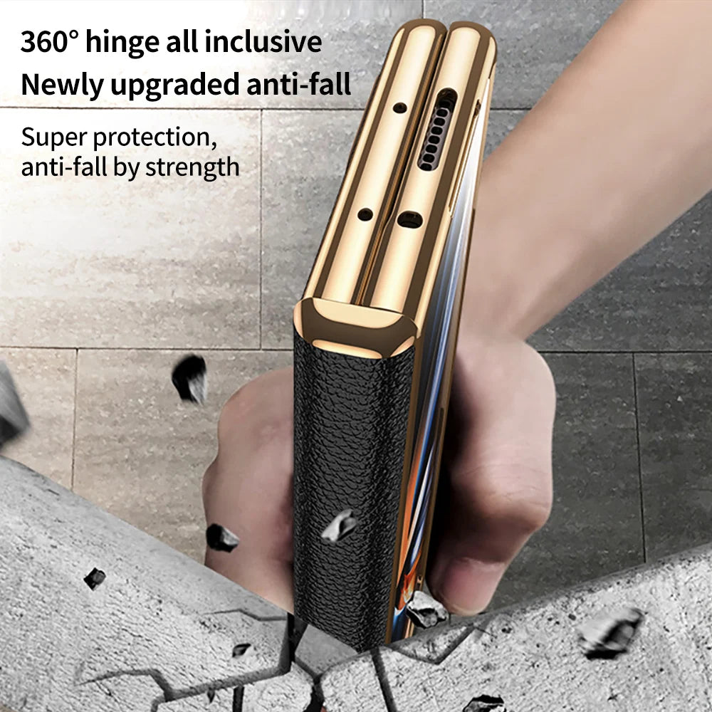 LANGSIDI Leather Case Leather for Samsung Galaxy Z Fold 6 5 4 3