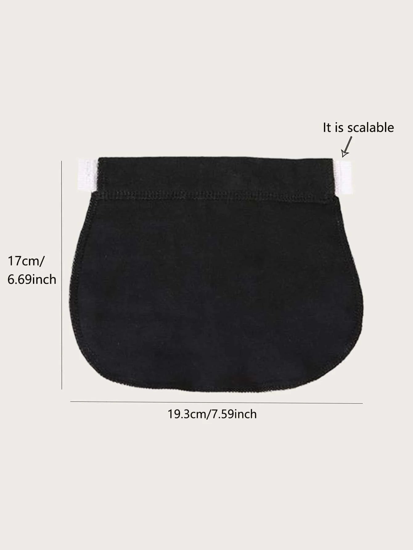 Women Adjustable Elastic Maternity Pregnancy Waistband Belt Waist Extender