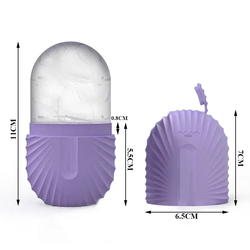 Silicone Face Ice Roller Face Application Ice Tray Summer Reduce Swelling