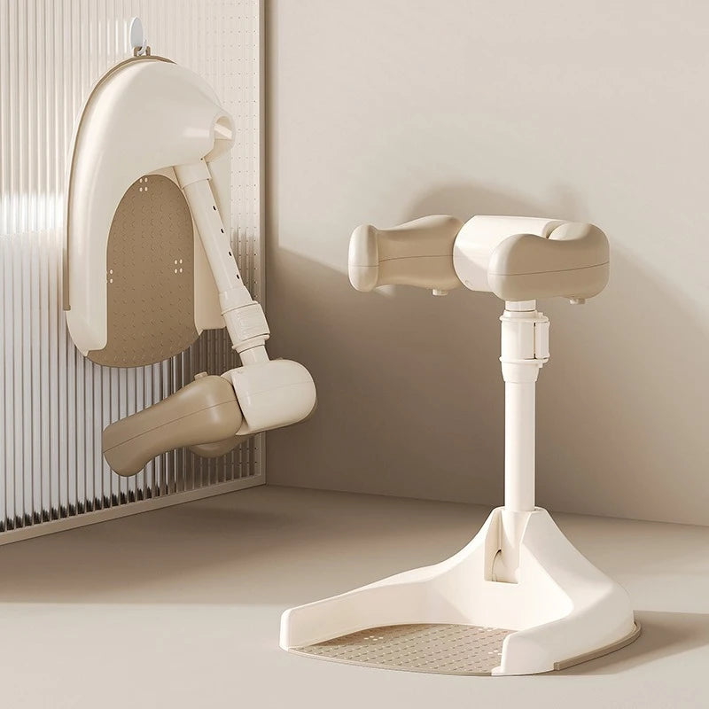 Adjustable Baby Shower Rack - Foldable Anti-Slip Bath Caddy for Infants