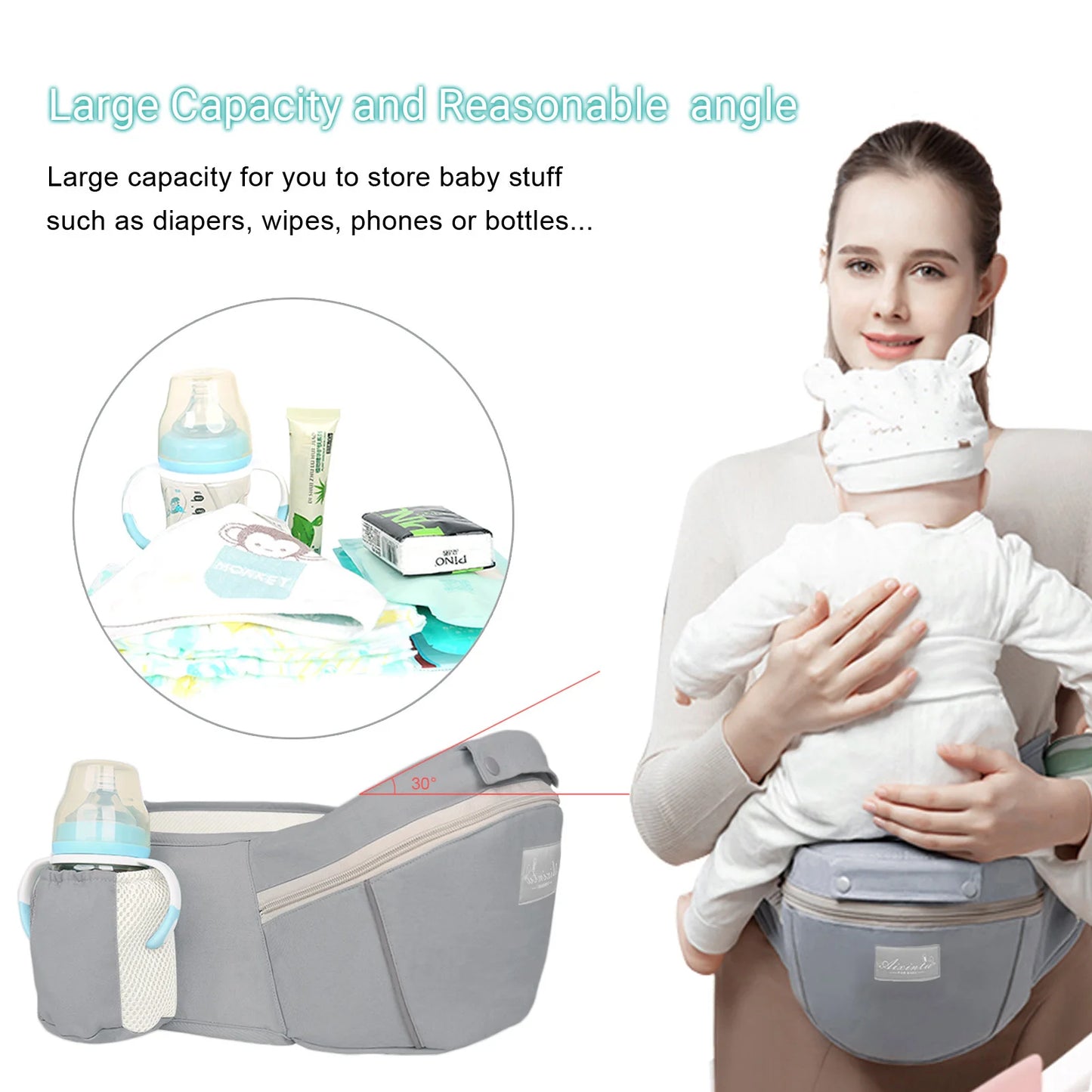 Ergonomic Baby Carrier Backpack Infant