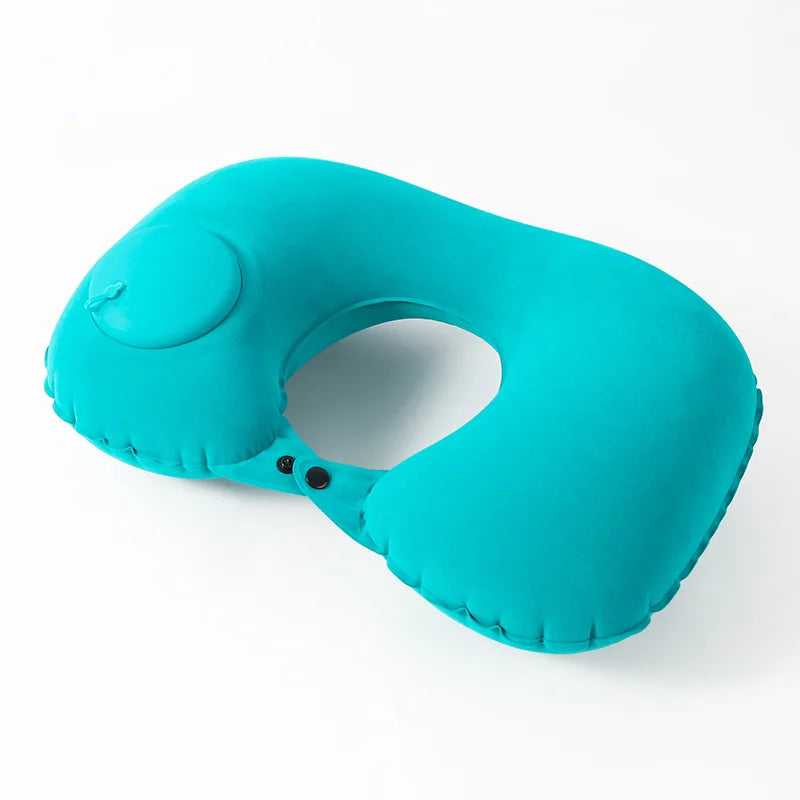U-shaped Automatic Air Inflatable Pillow Neck Cushion Portable travel