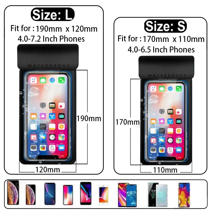 IPX8 Universal Waterproof Bag Cell Phone