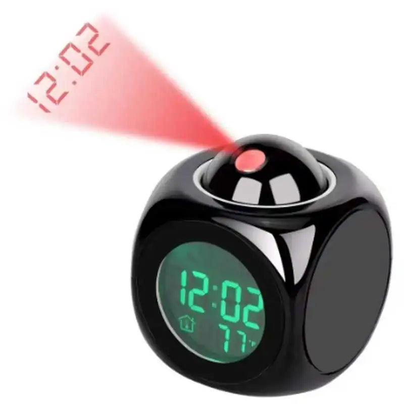 Multi-function Projection Chime Clock LED Light Projection