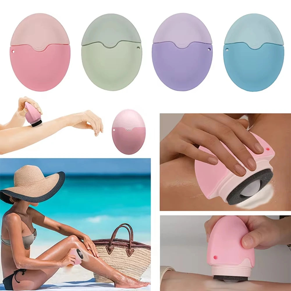 Rolling Lotion Applicator Outdoor Beach Sunscreen Dispenser Travel