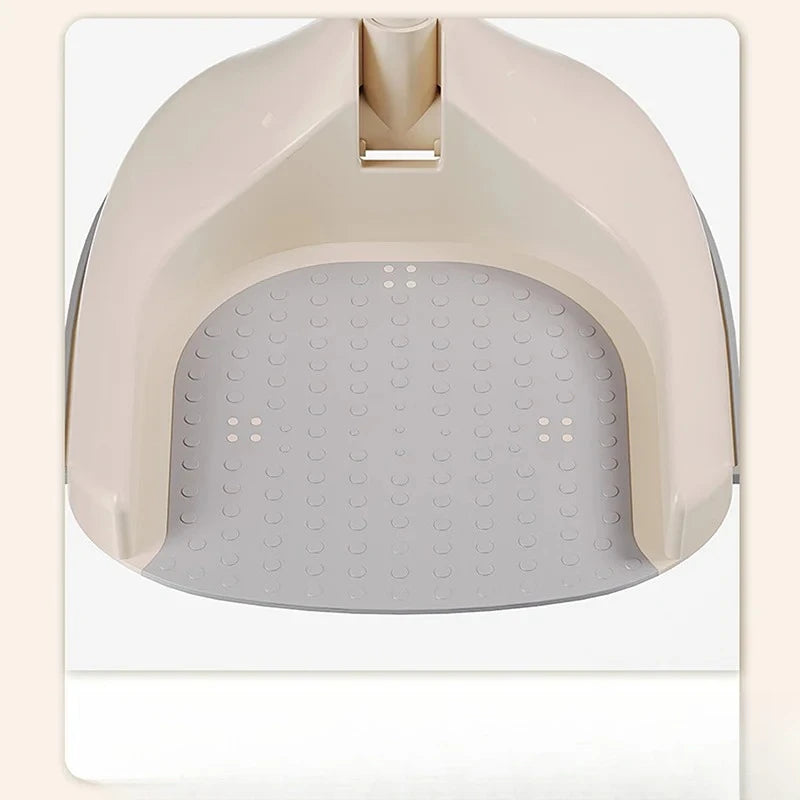 Adjustable Baby Shower Rack - Foldable Anti-Slip Bath Caddy for Infants