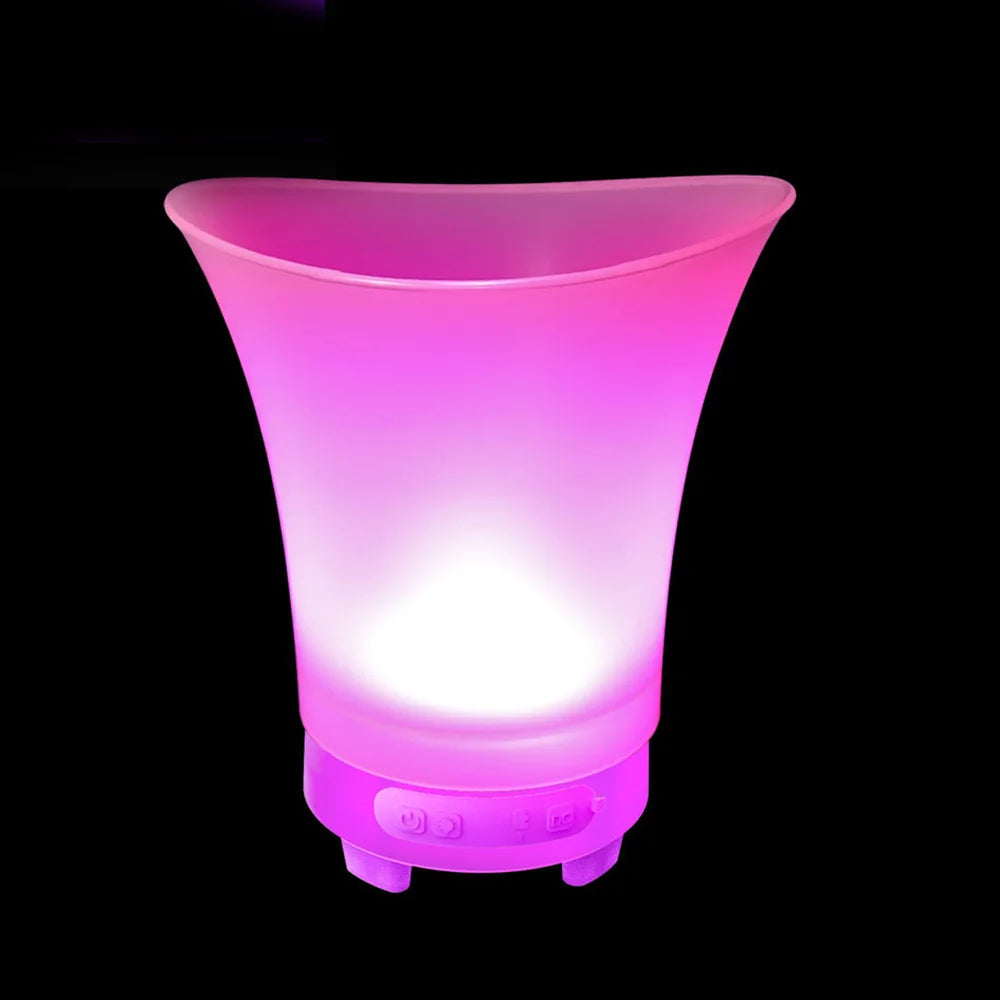 5L RGB LED Ice Bucket with Bluetooth speaker Waterproof Plastic Light Up Champagne beer