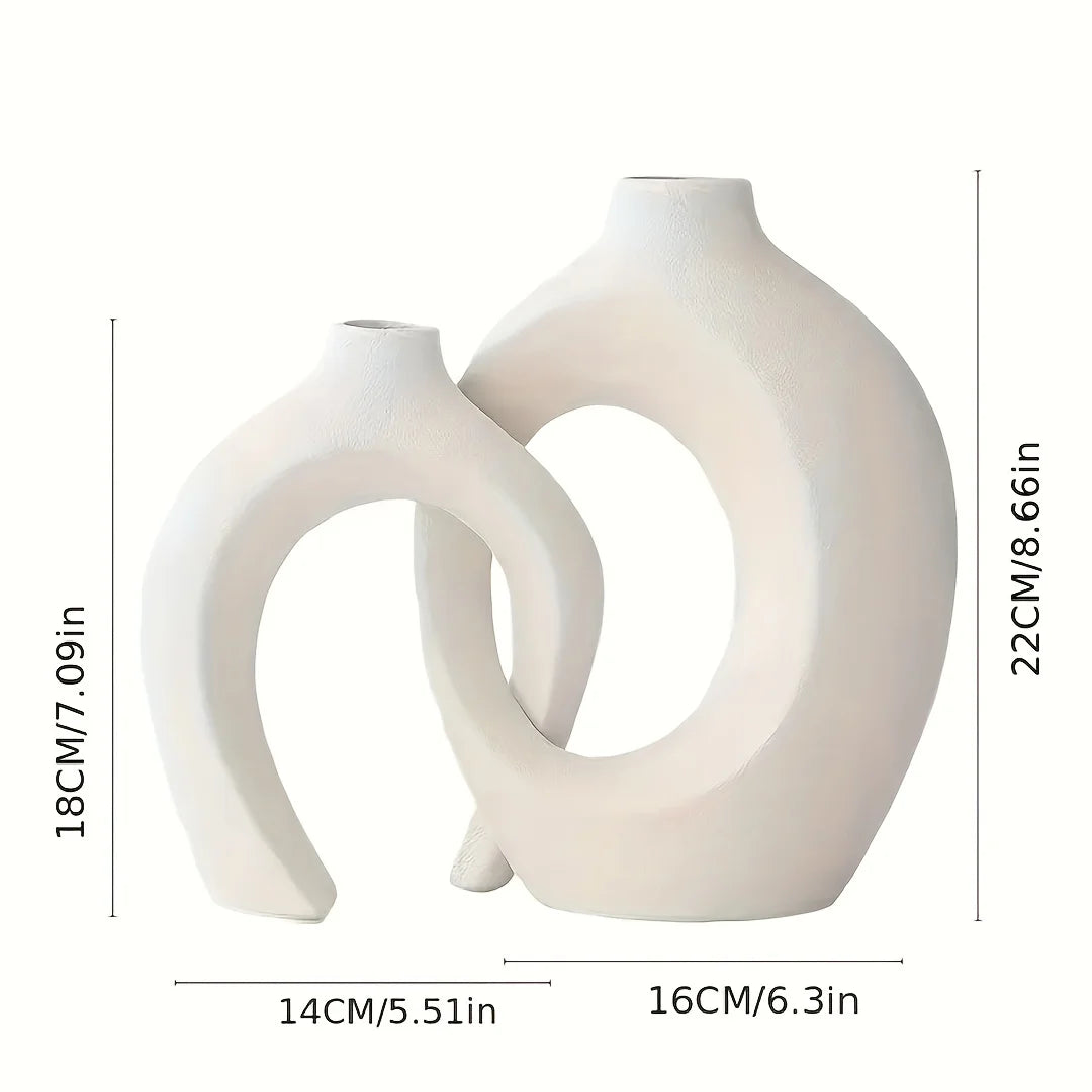 Modern Boho Decor Set Vases