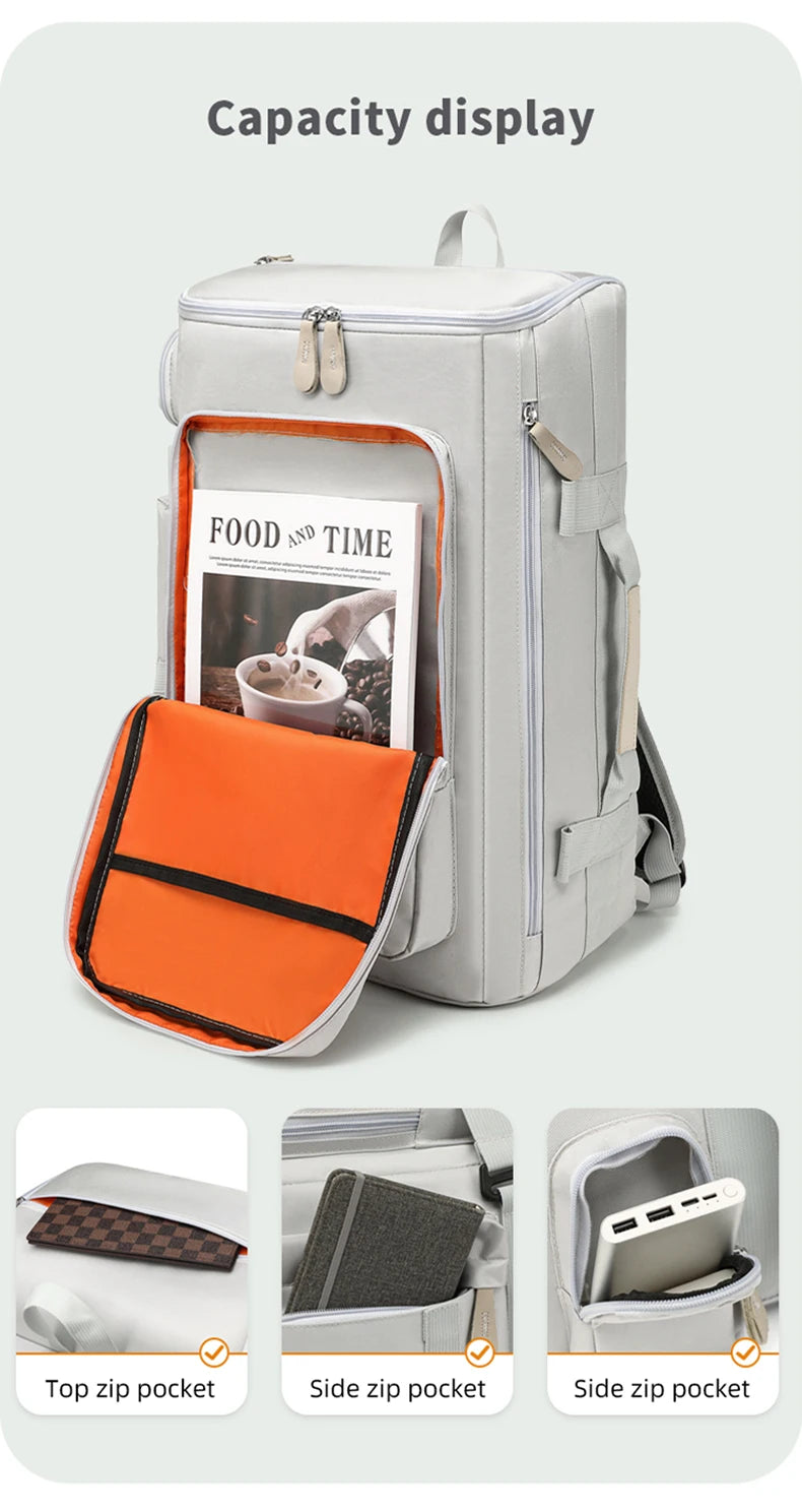 Travel Backpack Business Bag Wet and Dry Separation Shoulder Bags Multi-compartment